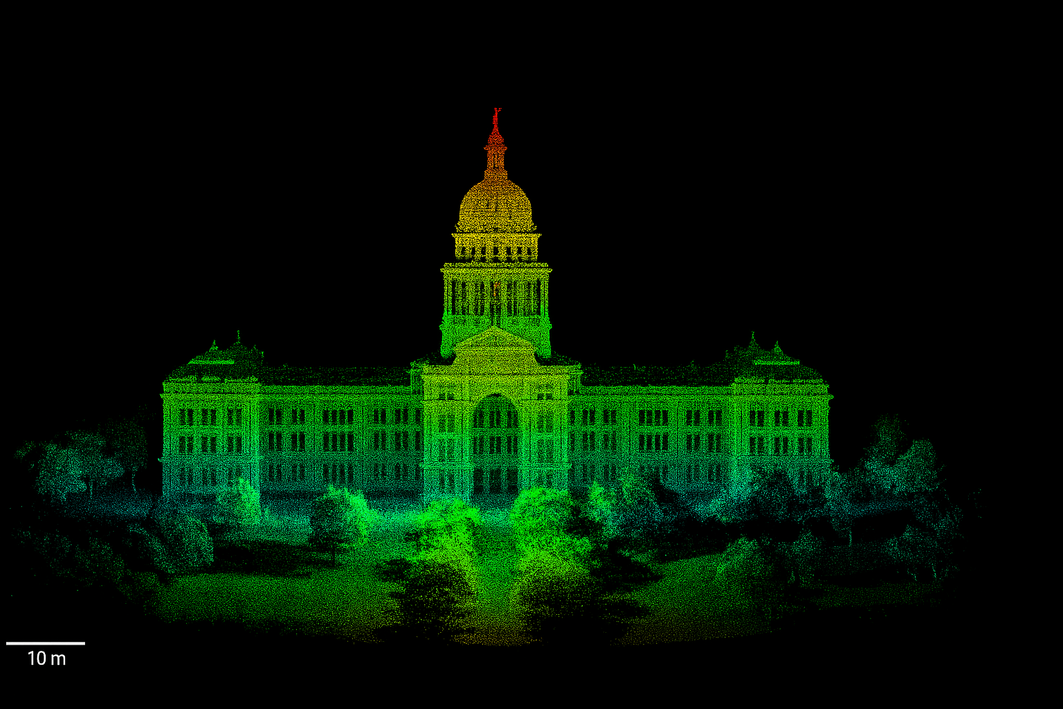 Texas State Capitol building 3D scan