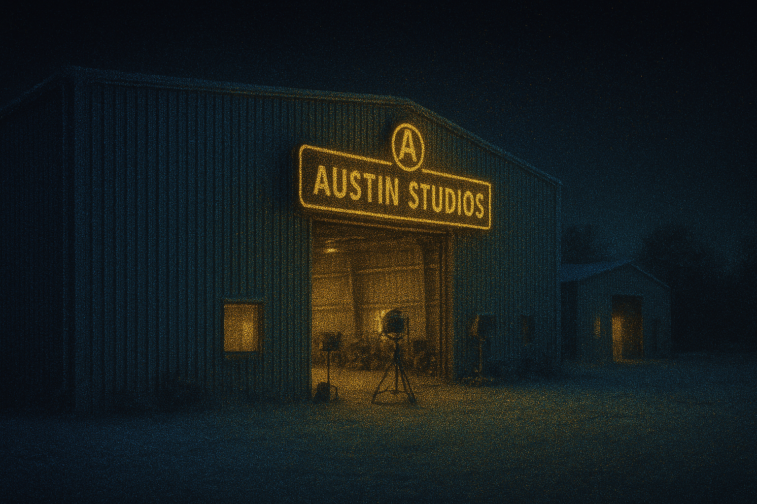 Professional LiDAR scanning equipment at Austin studios